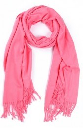 Trendy sjaal knal roze