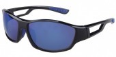 Sportieve zonnebril blauw UV400 cat 3